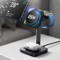 Station de charge avec CryoBoost 3-en-1 (25 W, Qi2.2) - US Plug–Black