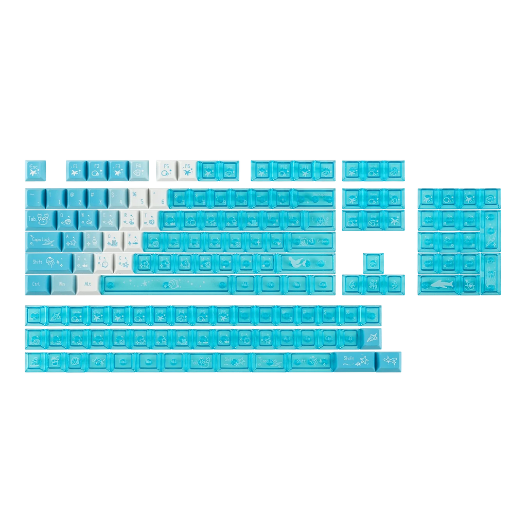 EPOMAKER Mist Clouds Keycap Set