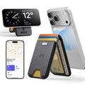 Porte-cartes Geo avec support - Black Carbon Fiber