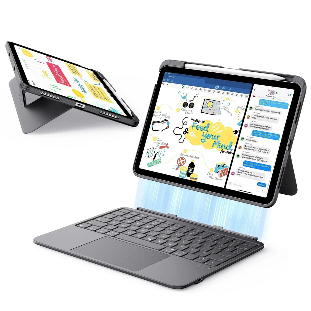 Coque clavier Flex détachable iPad Air 11" (M3) 2025 - US Layout-Dark Gray
