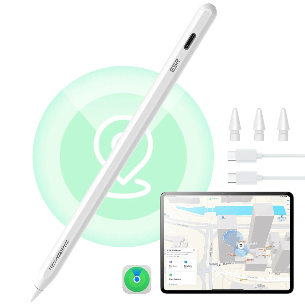 Pencil numérique Geo avec fonction Localiser intégrée - White