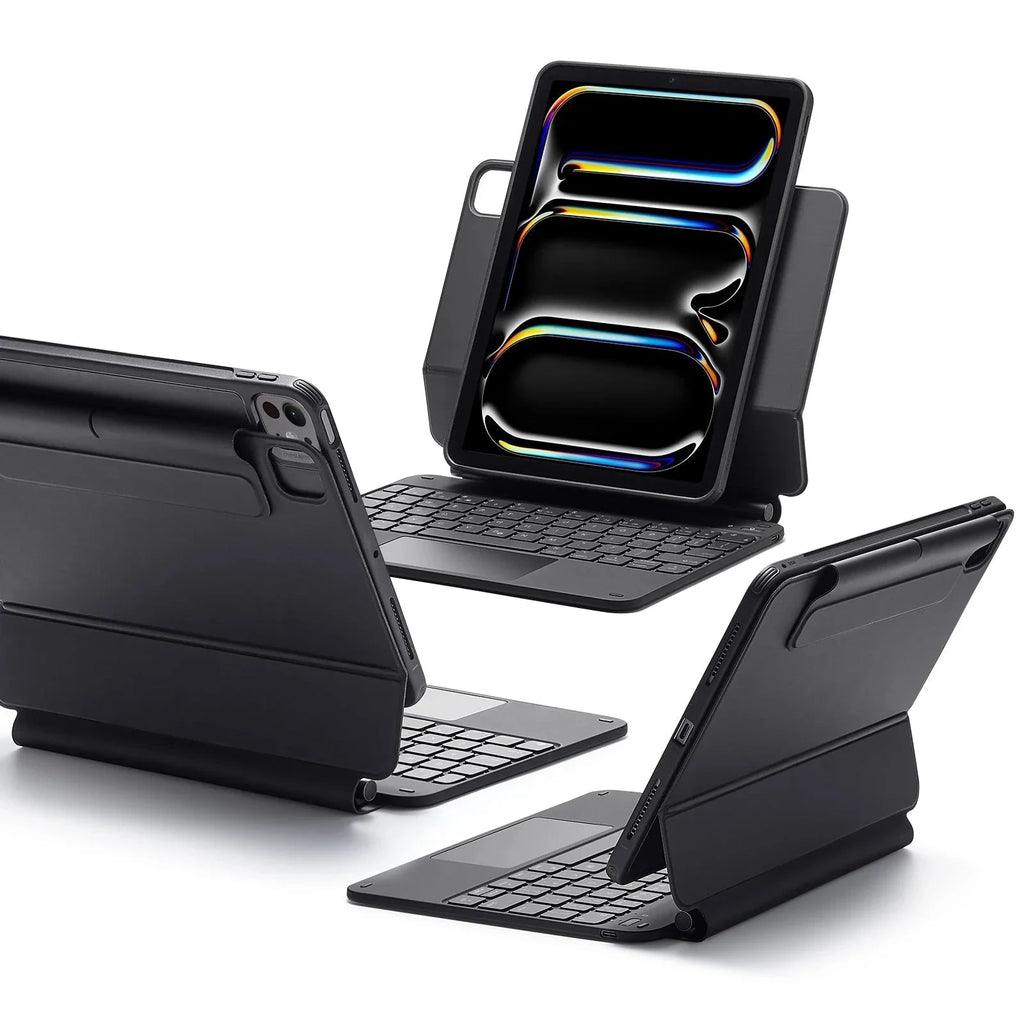 Étui clavier magnétique Rebound 360 pour iPad Pro 11" (2025) - Disposition américaine - Noir