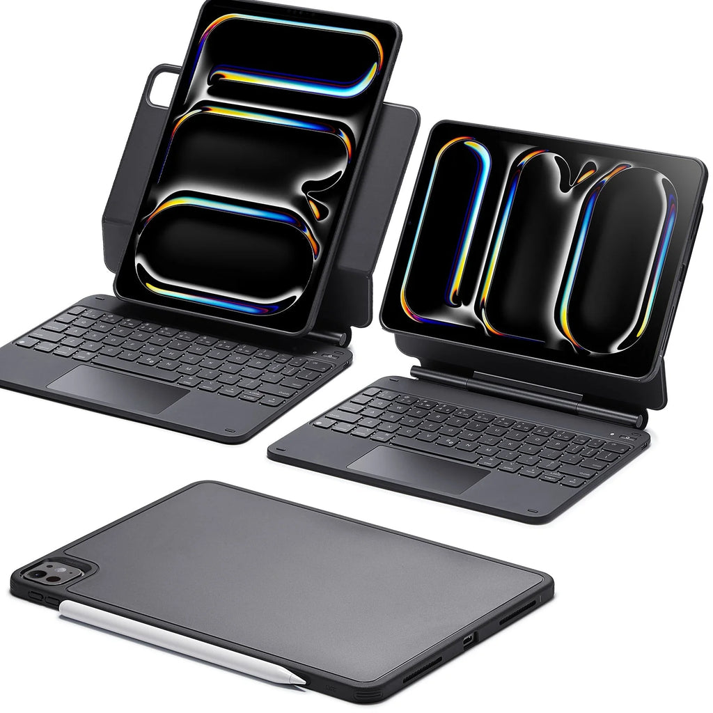 Étui clavier magnétique Rebound 360 pour iPad Pro 11" (2025) - Disposition américaine - Noir