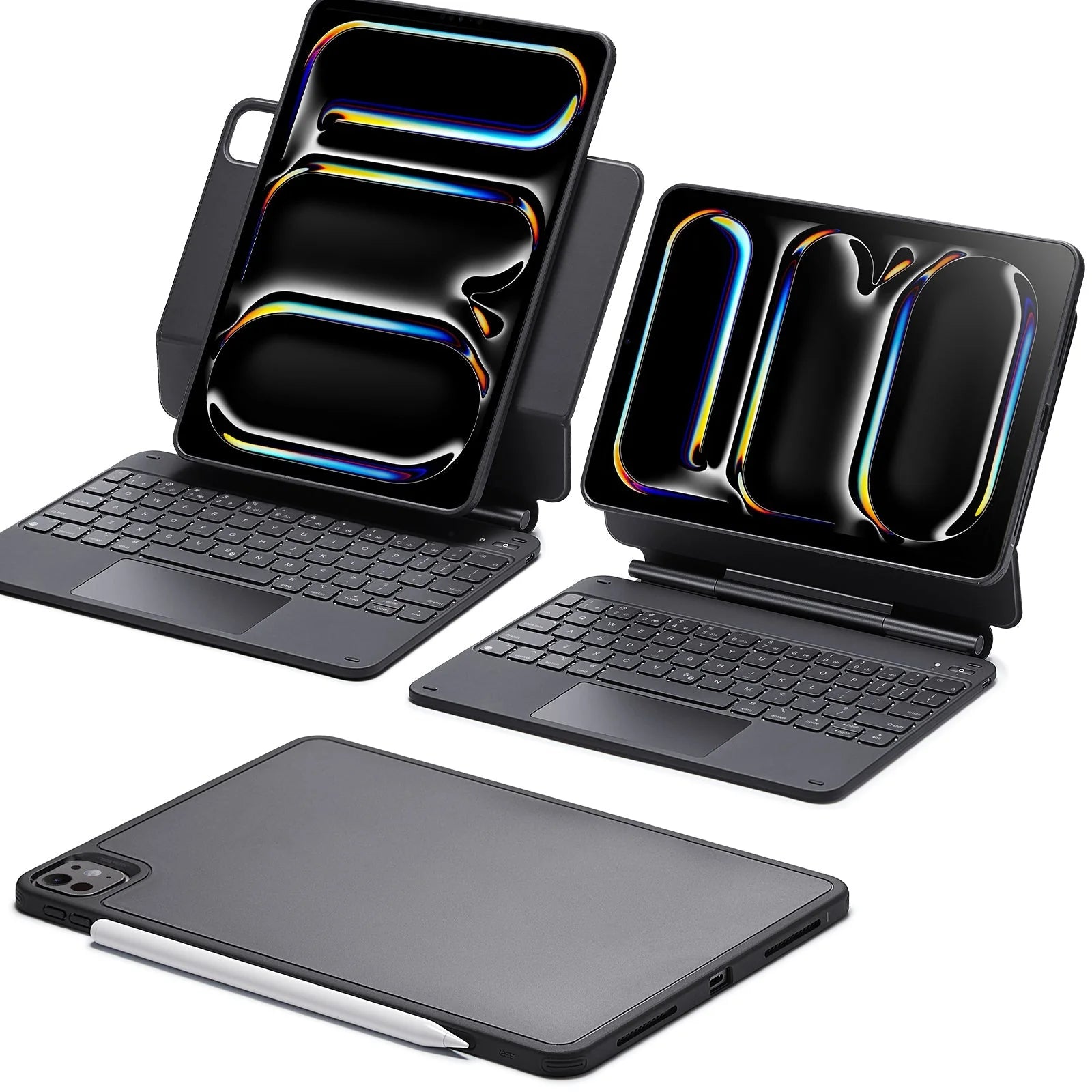 Étui clavier magnétique Rebound 360 pour iPad Pro 11" (2025) - Disposition américaine - Noir