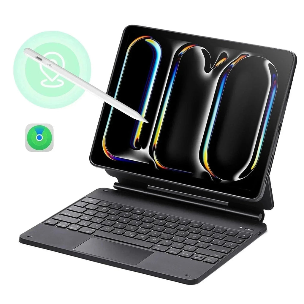 iPad Pro 13ʺ (2025) Étui à clavier magnétique Rebound et stylet 360° - US Layout-Black