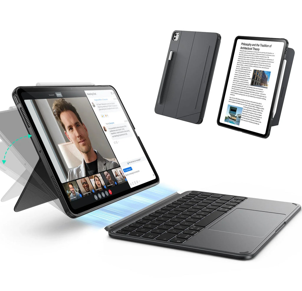 Coque clavier Shift détachable pour iPad Pro 11" (2025) - US Layout - Dark Gray